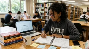 estudante escolhendo temas para TCC de pedagogia em 2026