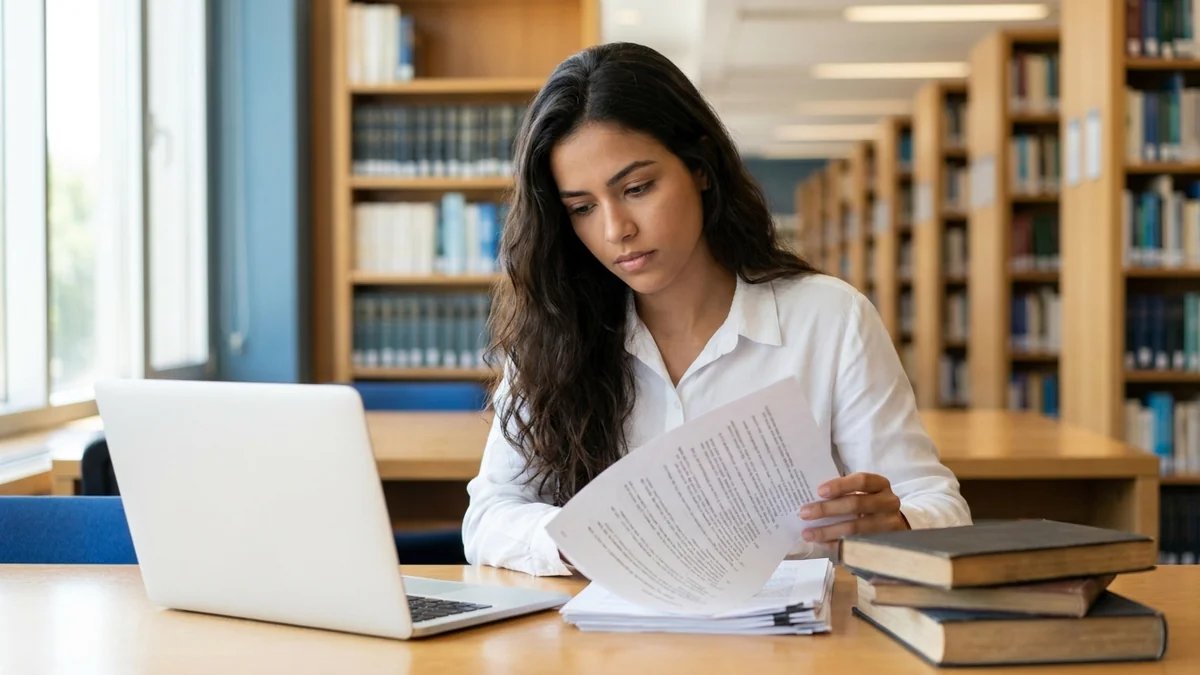 Página de referências bibliográficas bem formatada segundo ABNT, com lista organizada alfabeticamente, mostrando diferentes tipos de fontes (livros, artigos, sites)