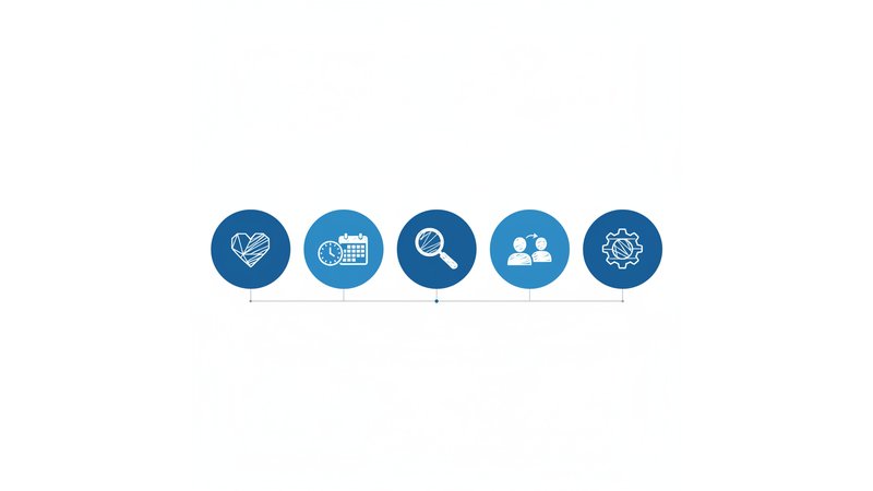 Infográfico visual mostrando os 5 critérios de escolha de tema em formato de checklist ou diagrama circular