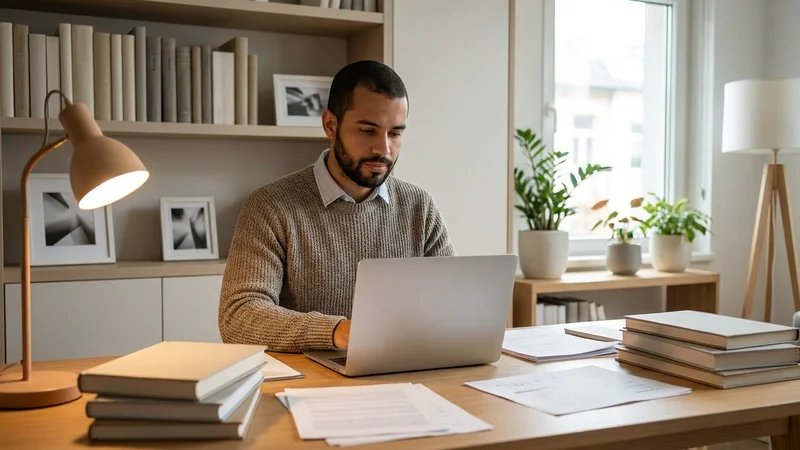 Infográfico mostrando exemplos visuais de citações jurídicas formatadas: uma citação de lei, uma de acórdão e uma de livro de doutrina, todas com formatação ABNT correta