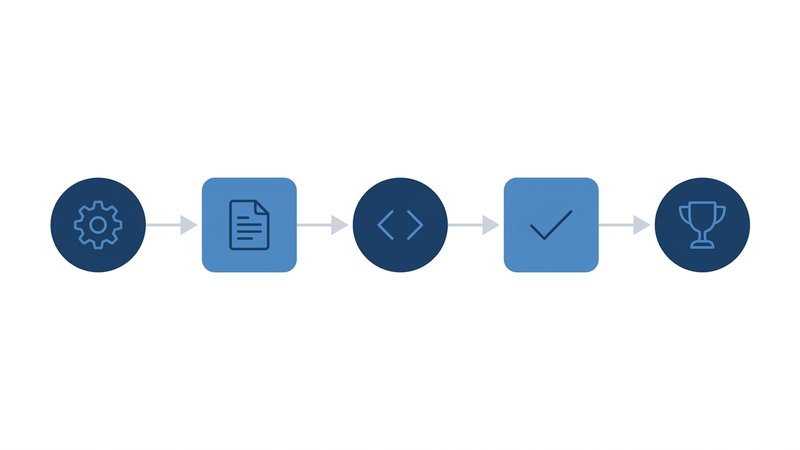 Exemplo visual de estrutura ABNT para TCC de Informática, mostrando divisão entre elementos pré-textuais, textuais e pós-textuais com destaque para posição de código e diagramas