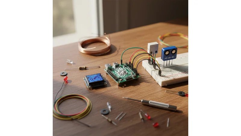 Projeto de TCC com Arduino Uno, ESP32, sensores DHT22, módulo Wi-Fi e protoboard em bancada de trabalho