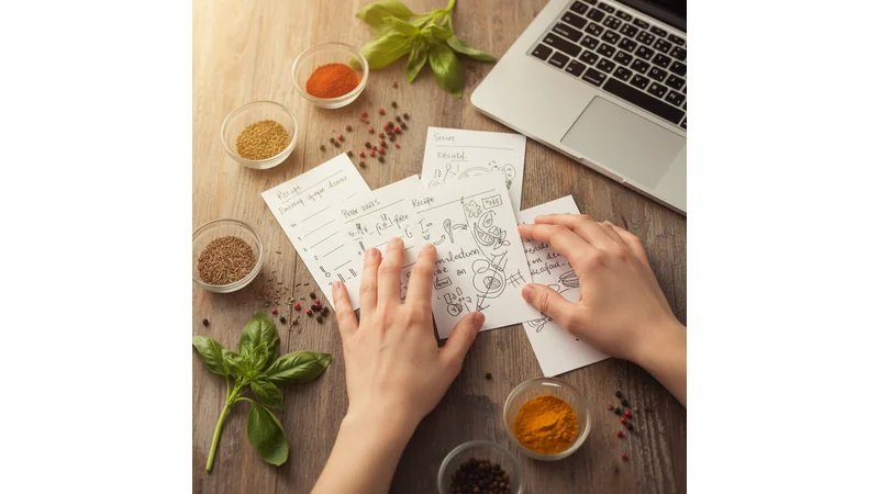 Infográfico mostrando os 4 tipos principais de TCC em gastronomia com ícones representativos