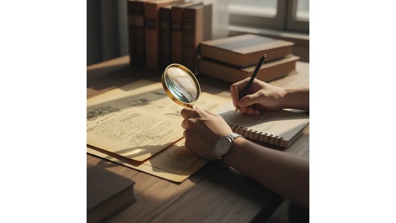 Diagrama comparativo mostrando exemplos de fontes primárias (jornal antigo, carta manuscrita, fotografia de época) versus fontes secundárias (livros acadêmicos, artigos científicos)