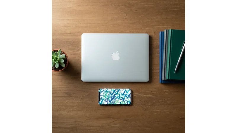 Composição simbólica com notebook, livros técnicos e materiais de estudo representando checklist de validação de temas para TCC de Engenharia de Software