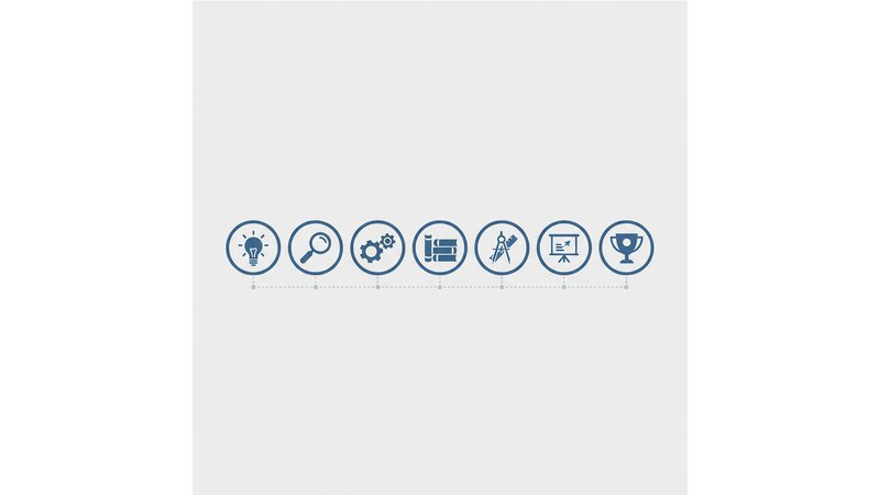 Infográfico visual com cronograma de 7 etapas do TCC de Matemática, desde escolha de tema até defesa, com marcos temporais claros