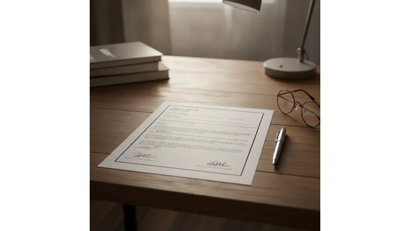 Exemplo de folha de aprovação preenchida para um TCC, mostrando como fica o documento final com todos os dados fictícios preenchidos corretamente