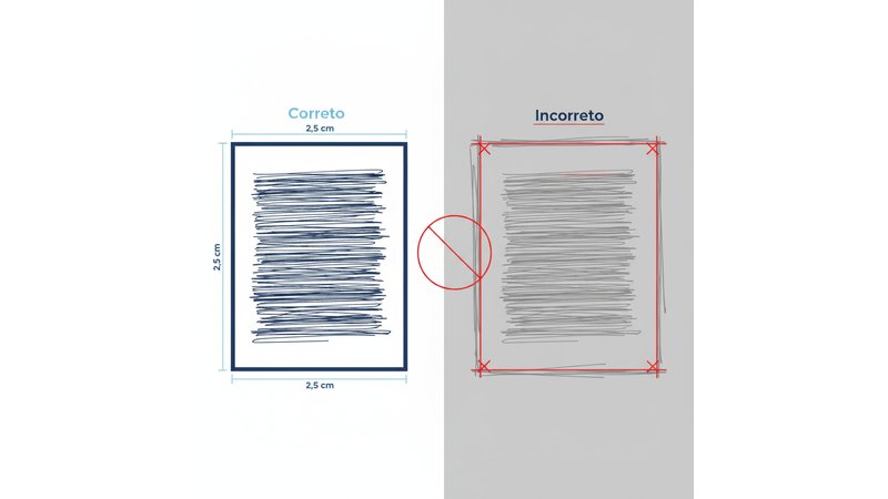 Detalhe ampliado mostrando como a citação está formatada — autor, ano, página, aspas para citação direta, e como a referência aparece no final