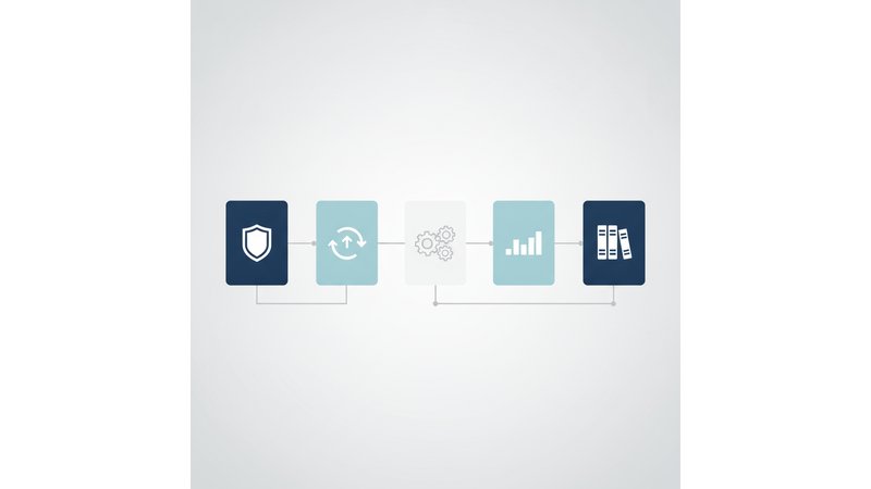 Infográfico mostrando 5 dicas principais para apresentação: (1) Conheça seu documento, (2) Prepare-se para perguntas, (3) Comece com confiança, (4) Esteja aberto a feedback, (5) Anote sugestões. Cada dica com ícone visual.