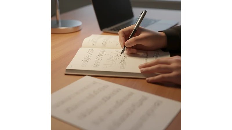 Comparação visual entre licenciatura (sala de aula com crianças e instrumentos) e bacharelado (músico em recital ou estúdio de gravação)
