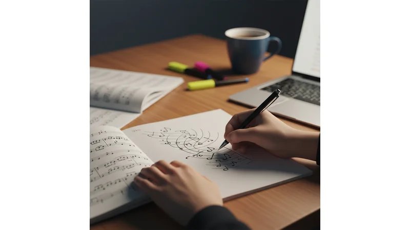 Infográfico mostrando as 4 subáreas (Musicologia, Licenciatura, Musicoterapia, Educação Musical) com ícones representativos e características principais de cada TCC