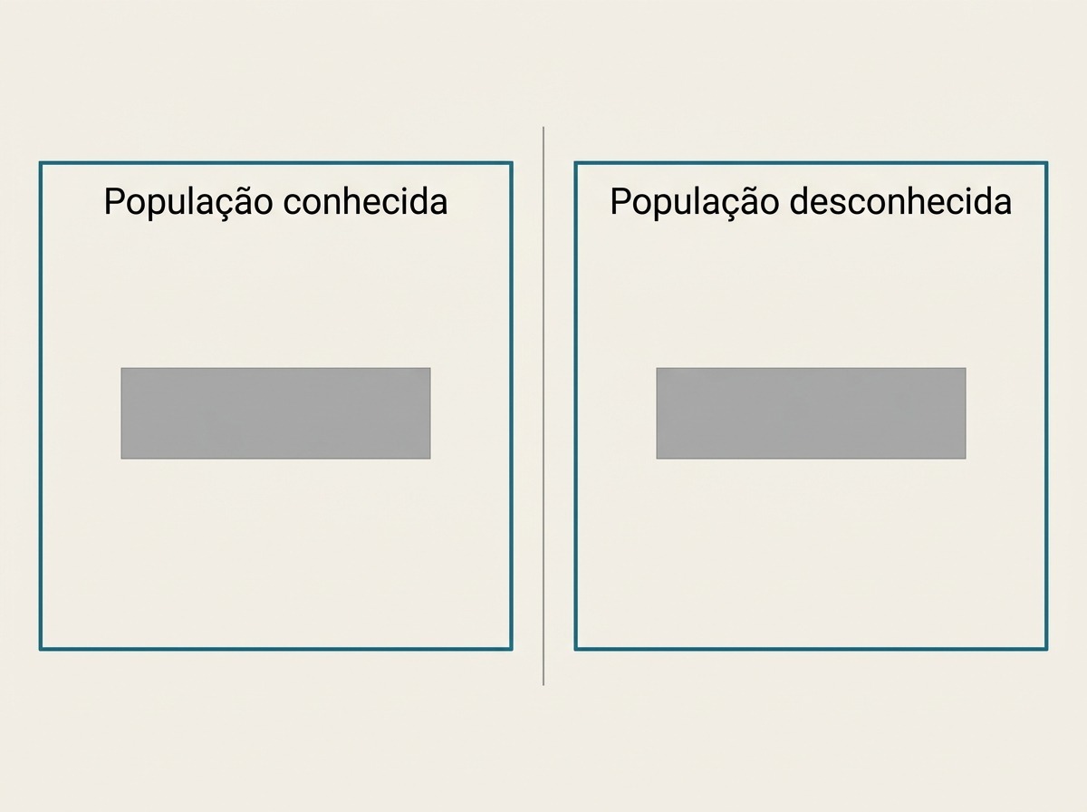 Calculo amostral formula para populacao conhecida e populacao desconhecida