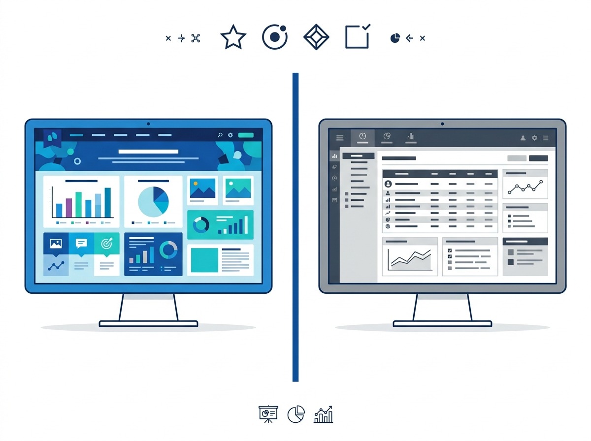Canva TCC comparado ao PowerPoint lado a lado
