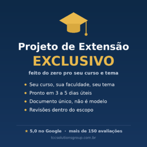 Projeto de Extensão Exclusivo (feito do zero)