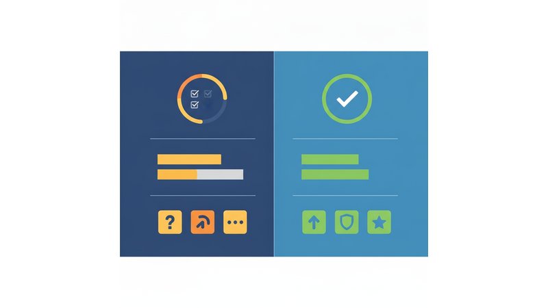 Checklist visual em formato de infográfico mostrando os 3 principais passos antes de publicar: (1) Validar estrutura, (2) Verificar ABNT, (3) Revisar conteúdo científico, com ícones e cores destacadas