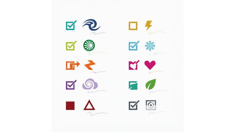 Checklist visual com 10 itens, usando checkboxes e cores para melhor visualização