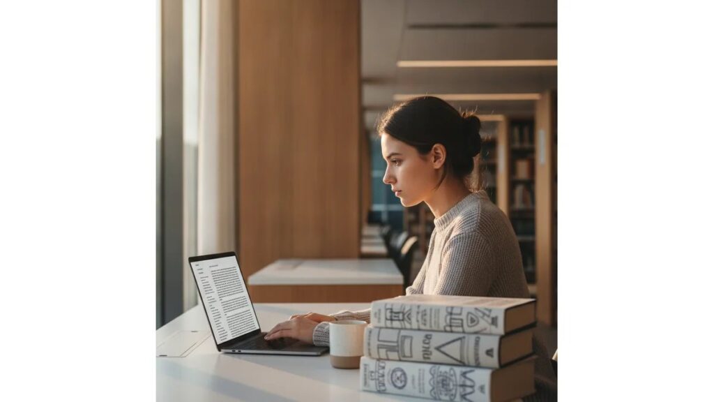 Como formatar monografia no Word: tela do editor de texto com margens e espaçamento ABNT configurados