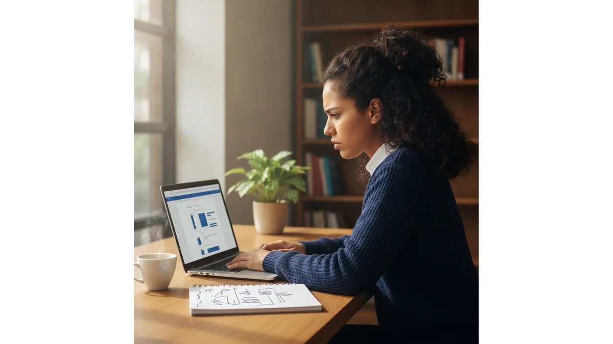 Referências no word: capa visual mostrando tela do Word com aba Referências destacada, estudante digitando em laptop, e elementos