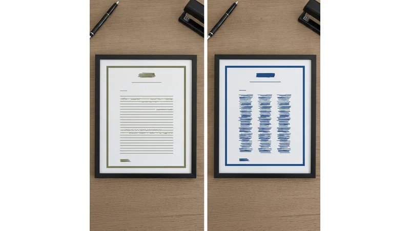 Comparação lado a lado mostrando uma capa INCORRETA (com margem errada, fonte inadequada, espaçamento irregular) e uma capa CORRETA (seguindo ABNT 14724), destacando as diferenças visuais