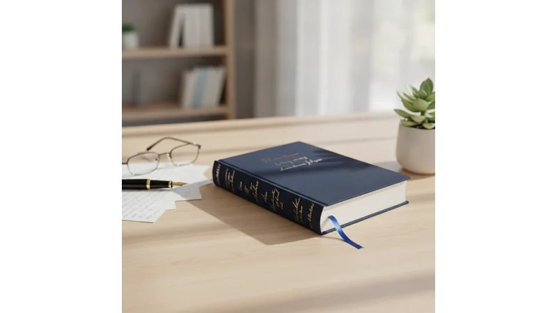 Imagem de encerramento mostrando estudante confiante segurando livro sobre TCC, com expressão de satisfação, ambiente de estudo organizado ao fundo, transmitindo sensação de conquista e preparação