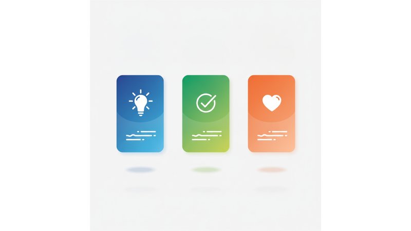 Infográfico mostrando critérios de um bom tema (Relevância, Viabilidade, Interesse Pessoal) com exemplos visuais