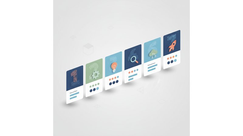 Checklist visual de 7 dias em formato de cartão/card design, com checkboxes e cores por dia