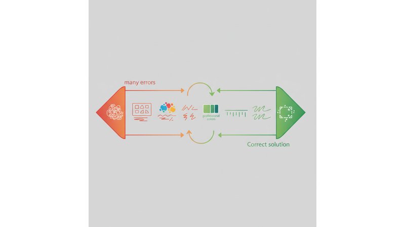 Exemplos de paletas de cores recomendadas para diferentes áreas acadêmicas (Enfermagem em azul/verde, Pedagogia em verde/laranja suave, Administração em azul/cinza, Tecnologia em azul/roxo)