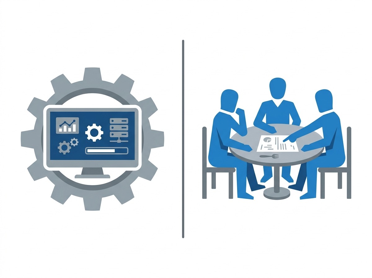 Comparacao entre software e equipe de orientacao