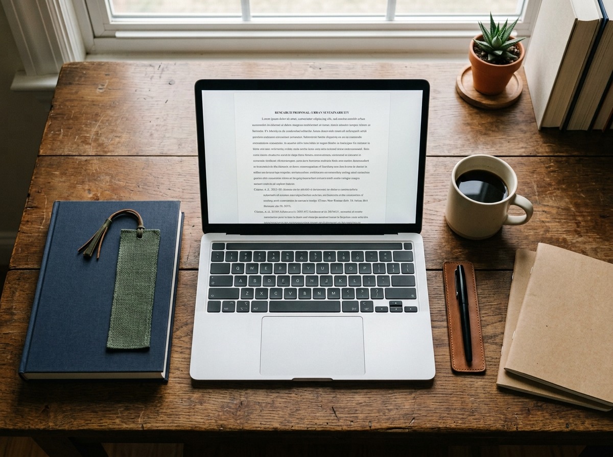 Manual de estilo acadêmico e notebook usados para fazer citações APA