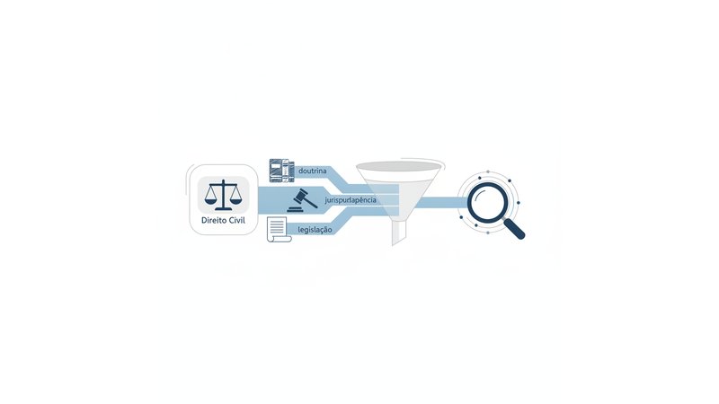 Exemplos visuais de citações corretas em Direito Civil, mostrando: (1) Citação de Lei (Lei 10.406/2002, art. 927); (2) Citação de Jurisprudência STF (STF, Súmula 23); (3) Citação de Jurisprudência STJ (STJ, Recurso Especial 123.456/SP); (4) Citação de Doutrina (CAVALIERI FILHO, Sergio); com formatação ABNT correta