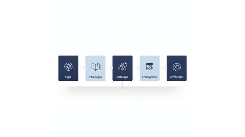 Infográfico mostrando 5 dicas principais para apresentação: (1) Conheça seu documento, (2) Prepare-se para perguntas, (3) Comece com confiança, (4) Esteja aberto a feedback, (5) Anote sugestões. Cada dica com ícone visual.