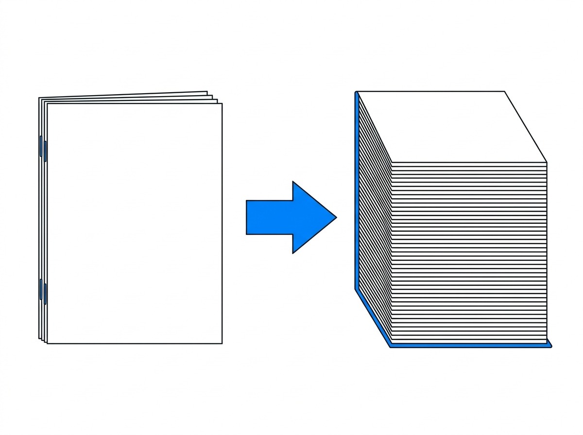 Comparação entre um documento curto e um documento longo