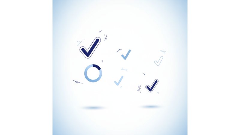 Checklist visual interativo mostrando os itens acima em formato de cards com checkboxes