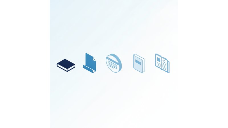 Captura de tela mostrando os 5 exemplos de referências formatadas corretamente em um editor de texto, com destaque visual para cada tipo de fonte