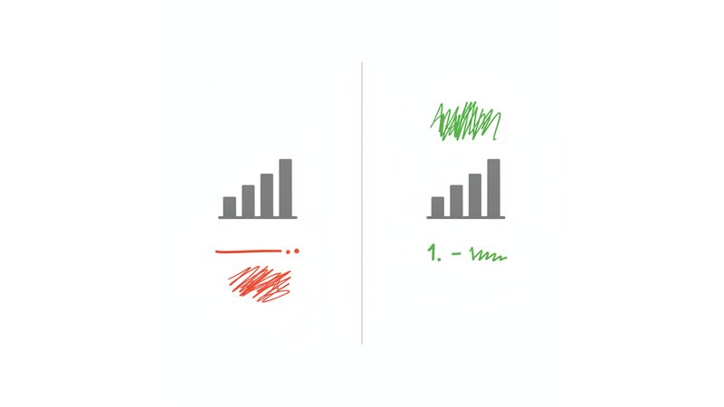 Comparação visual: TÍTULO CORRETO vs TÍTULO INCORRETO, mostrando formatação adequada