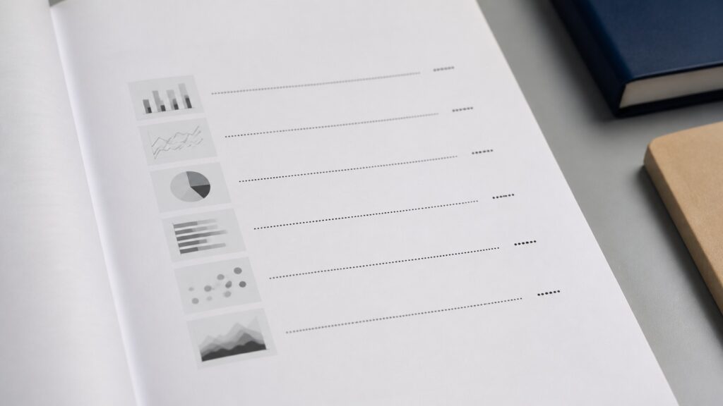 Lista de ilustrações ABNT em trabalho acadêmico