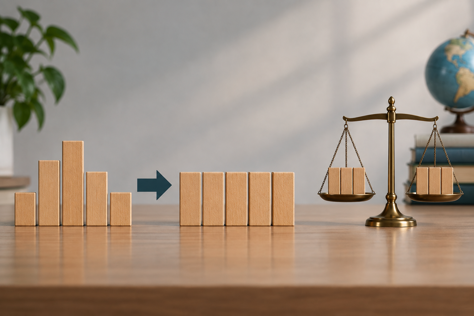 Como calcular a média aritmética por equilíbrio de valores