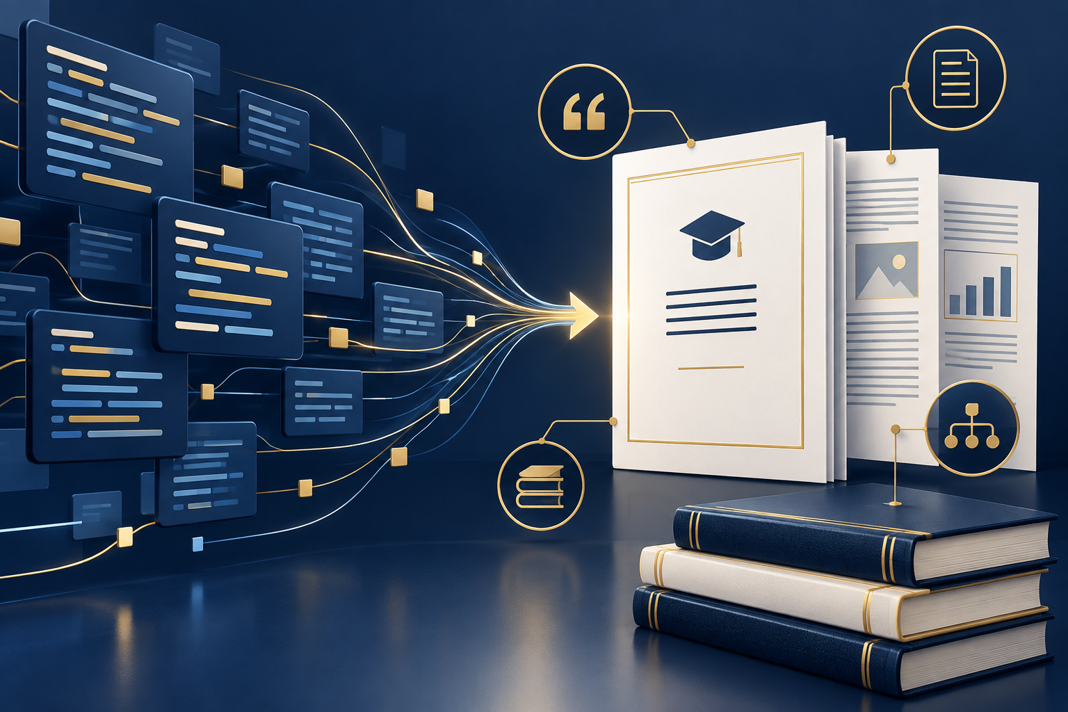 Projeto LaTeX ABNT transformando estrutura acadêmica em PDF organizado