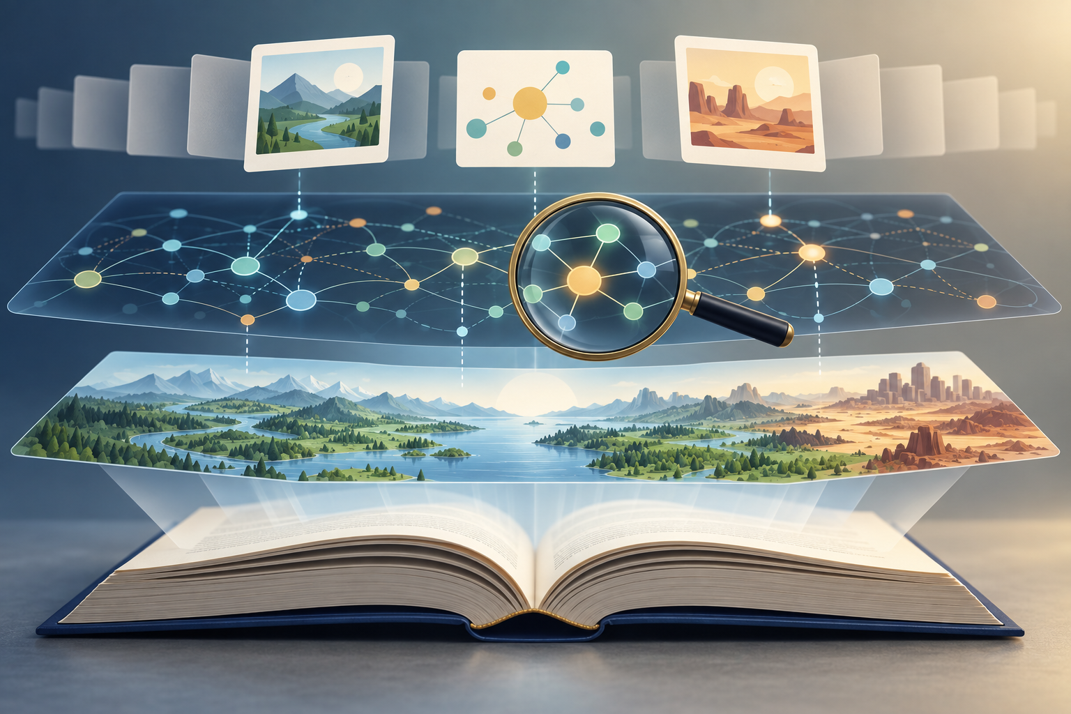Leitura em camadas para produzir resumo de livro