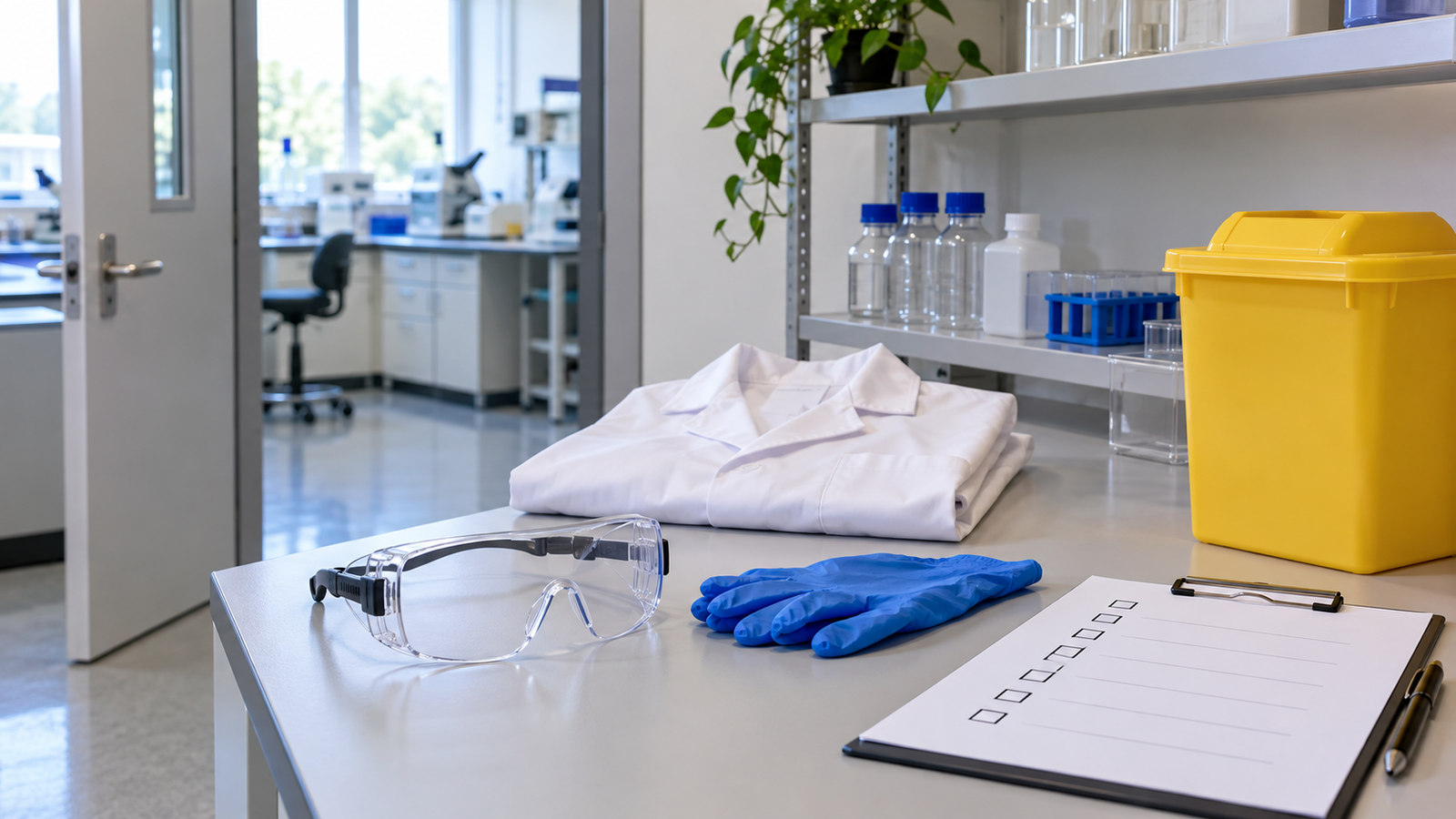 Planejamento de segurança para pesquisas laboratoriais
