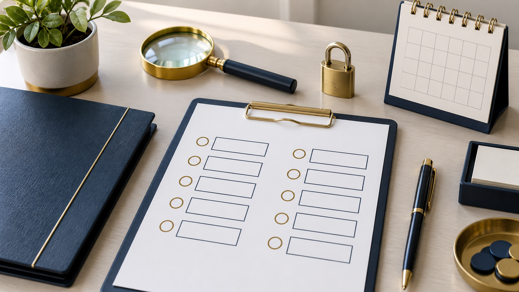 Checklist de revisão do relatório de observação com etapas visuais